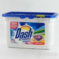 Подушечки для прання Dash ecodosi actilift для кольорових тканин 21шт