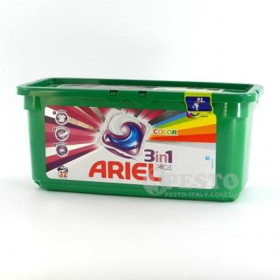 Подушечки для прання Ariel color 3в1 32шт 