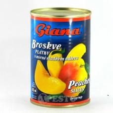 Персик консервований Giana в сиропі 410г