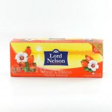 Чай травяний Lord Nelson Rosehip hibiscus 25 пакетів