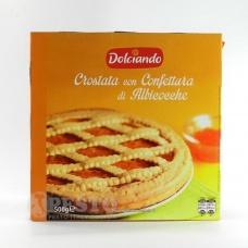 Пирог Dolciando Crostata с абрикосовым джемом 0.5 кг