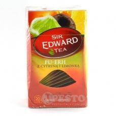 Чай Sir Edward червоний з лимоном та лаймом 20 пакетиків