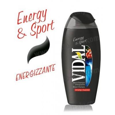 Шампунь Vidal Energy e Sport женьшень та гуарана 250мл