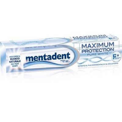 Зубна паста Mentadent Maximum Protection Pure White 75мл 