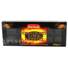 Чорний шоколад dolciando cioccolato extra fondente 500 г