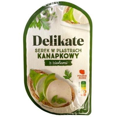 Сир бутербродний Delicate з травами 150 г