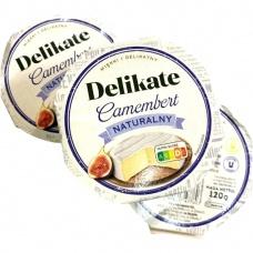 Сир Delikate camembert naturalny 120 г