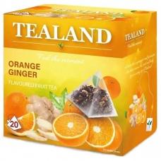 Чай фруктовий Tealand апельсин та імбир 20 пакетиків