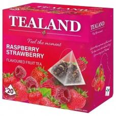 Чай фруктовий Tealand полуниця та малина 20 пакетиків