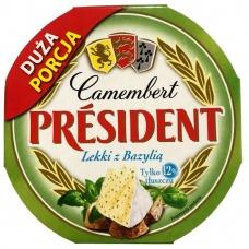 Сир President Camembert з базиліком 170г