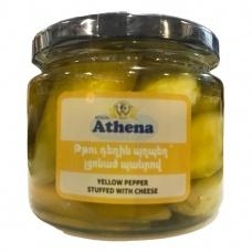 Желтый перчик Athena фаршированный сыром 290 г