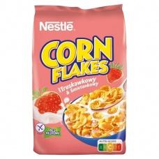 Сухий сніданок Nestle Corn Flakes вершки та полуниця 250г