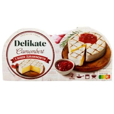 Сир камамбер Delicate з журавлиним соусом 240г