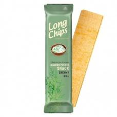 Чіпси Long Chips сметана та зелень 75 г