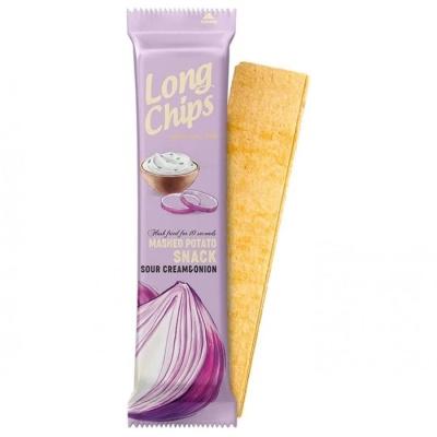 Чипсы Long Chips сметана и лук 75 г