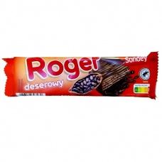 Вафлі Roger в чорному шоколаді 40 г