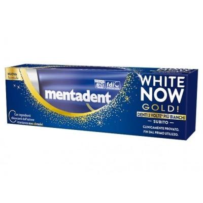 Зубна паста Mentadent white now gold 50 мл