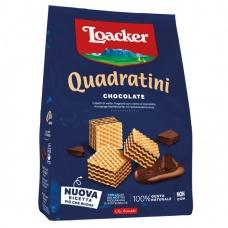 Вафлі Loacker Quadratini шоколадні 250 г
