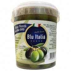 Оливки зеленые Blu Italia в ведре 900 г