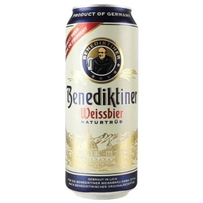 Пиво светлое Benediktiner Weissbier 5.4% 500 мл