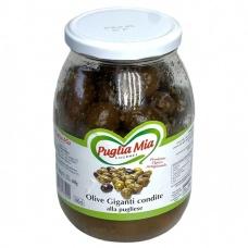 Оливки приправлені соусом Puglia Mia 700 г