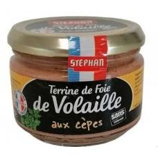 Французький паштет Terrine de Volaille курячий з білими грибами 180г