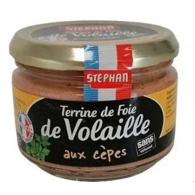 Французький паштет Terrine de Volaille курячий з білими грибами 180г