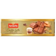 Шоколад молочний Terravita caffe latte 225г