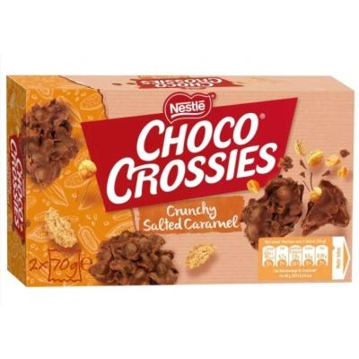 Шоколадні батончики Nestle Choco Crosinnes солена карамель 2х70г