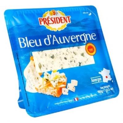 Сир President Blue d`Auverqne блакитний 100г