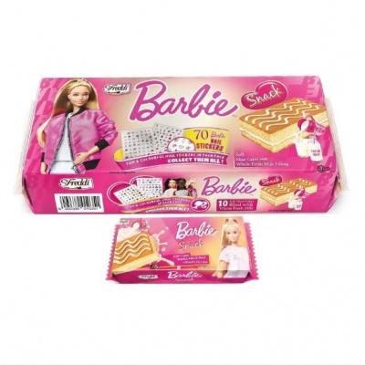 Бисквитное пирожное Freddi Barbie молочные 250г