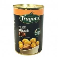 Оливки Fragata зеленые с тунцом 300 гр.