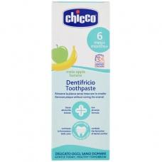 Зубная паста chicco Dentifricio яблоко-банан 6+ лет 50 мл 