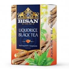 Чай чорний листковий Bisan з лакрицею 80г