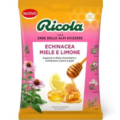Льодяники Ricola з лимоном та медом без цукру 70г
