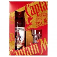 Ромовый напиток Captain Morgan Spiced Gold + стакан 35% 0.7 л