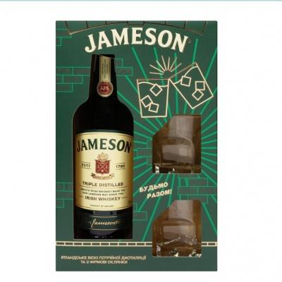 Подарунковий набір Jameson +стаканчики 0,7л