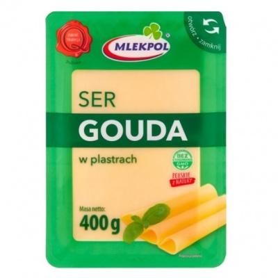 Сыр порезанный Gouda Mlekopol 400г