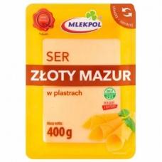 Сир порізаний Mlekopol Zloty Mazyr 400г