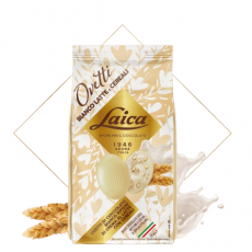 Цукерки Ovetti Laica белые молочные и зерновые 120г