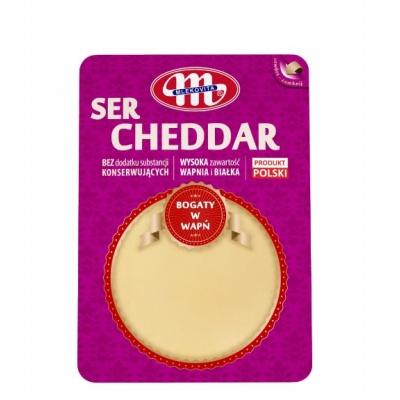 Сыр порезанный Cheddar Mlekovita 300г