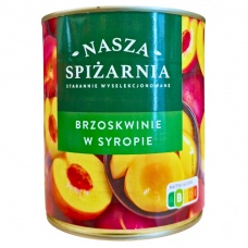 Персики Nasza spizarnia у сиропі 820 г