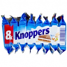 Вафлі Storck Knoppers з молочним та шоколадним кремом і фундуком 200 г