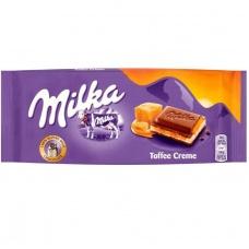 Шоколад Milka Toffee cream 100г