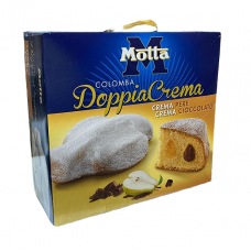 Панетон Motta Doppia Crema з грушевим джемом та шоколадом 700г