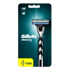 Станок для бритья мужской Gillette Mach3 с 2 сменными картриджами