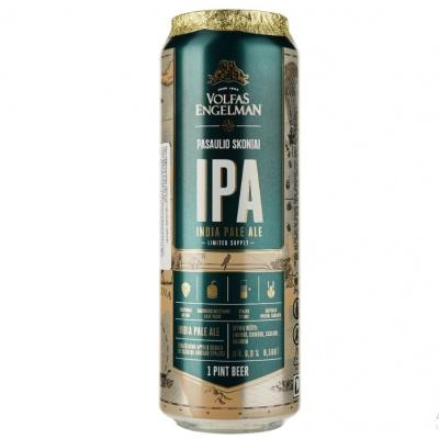 Пиво светлое Volfas Engelman Ipa 6% 568мл светлое Volfas Engelman Ipa