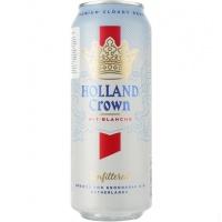 Пиво Holland Crown Wit Blanche Unfiltered світле нефільтроване 5% 0,5л