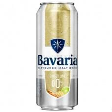 Пиво безалкогольное имбирь и лайм Bavaria 0,5л
