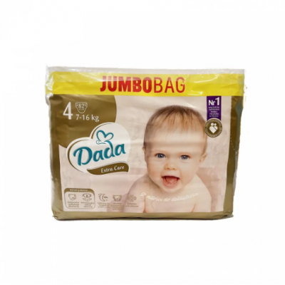 Підгузки Dada Extra Care GOLD (4) maxi 7-16 кг Jumbo Bag 82 шт